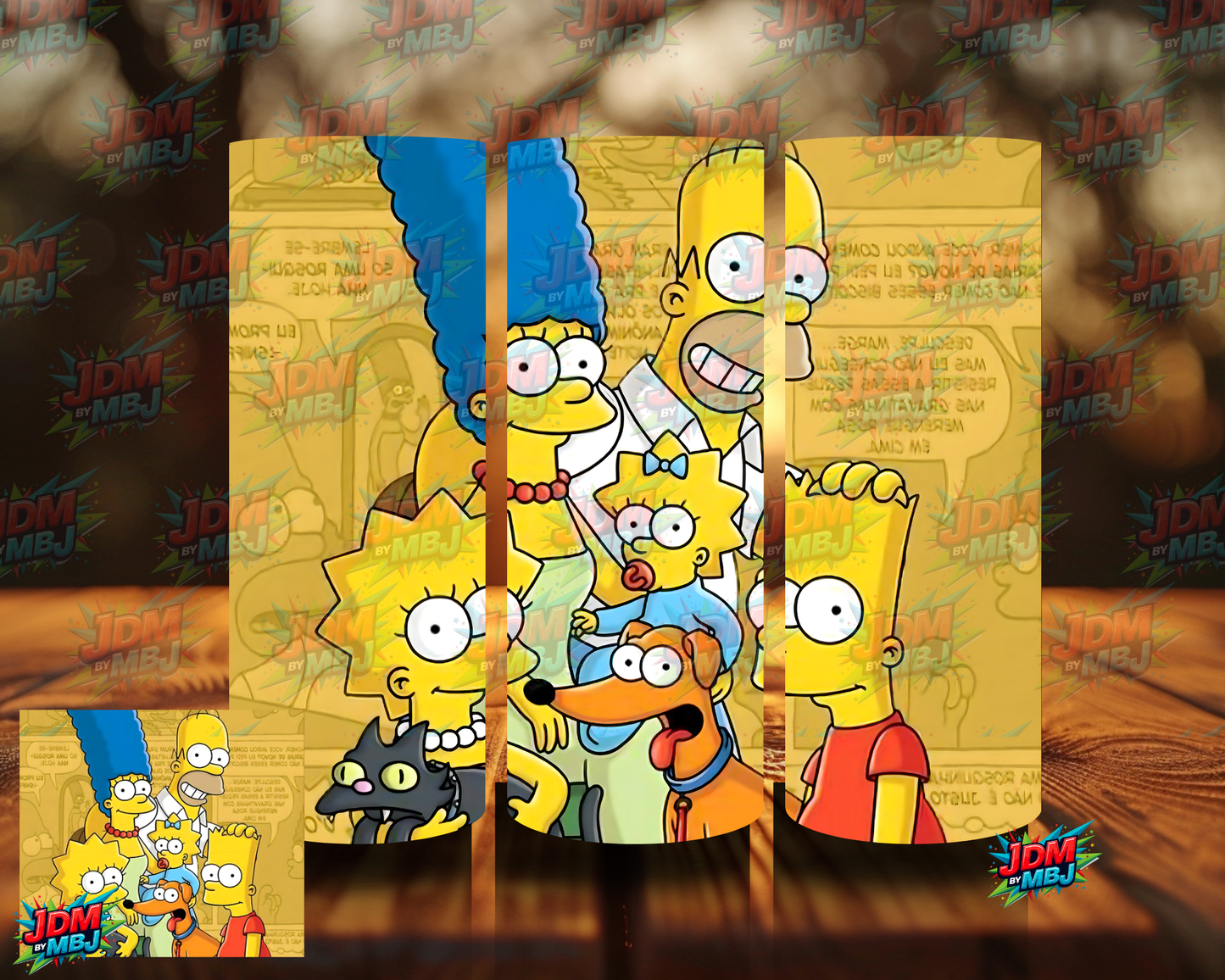 Inspired by The Simpson Sublimation Prints