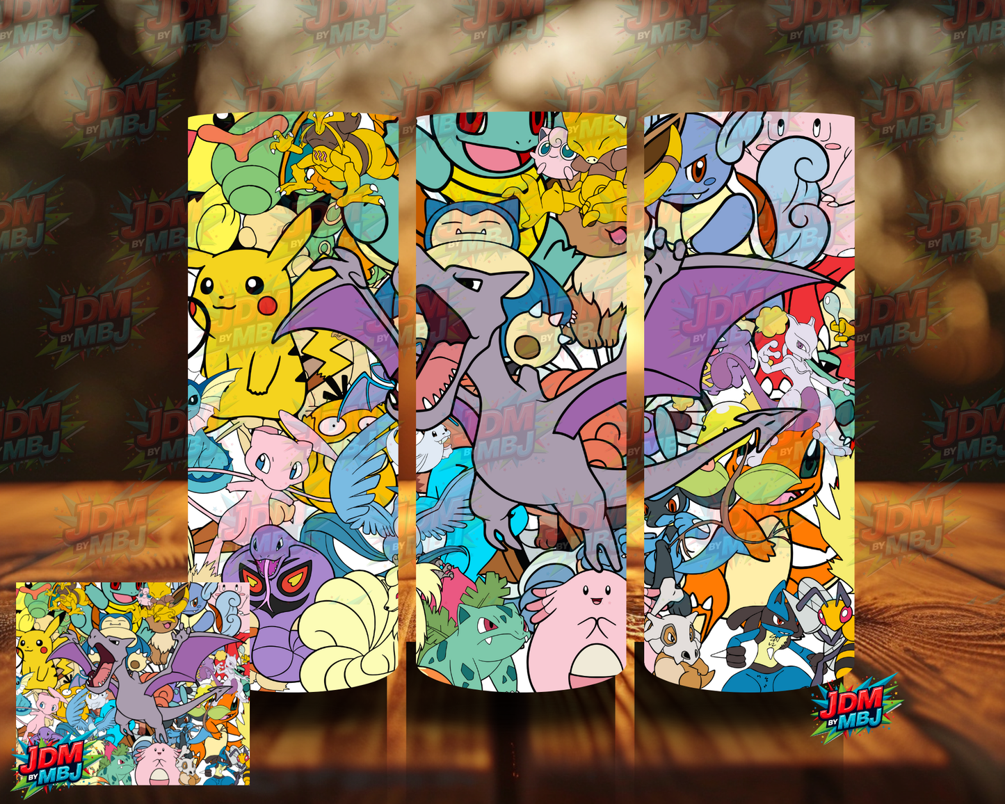 Inspired by Pokémon Sublimation Prints