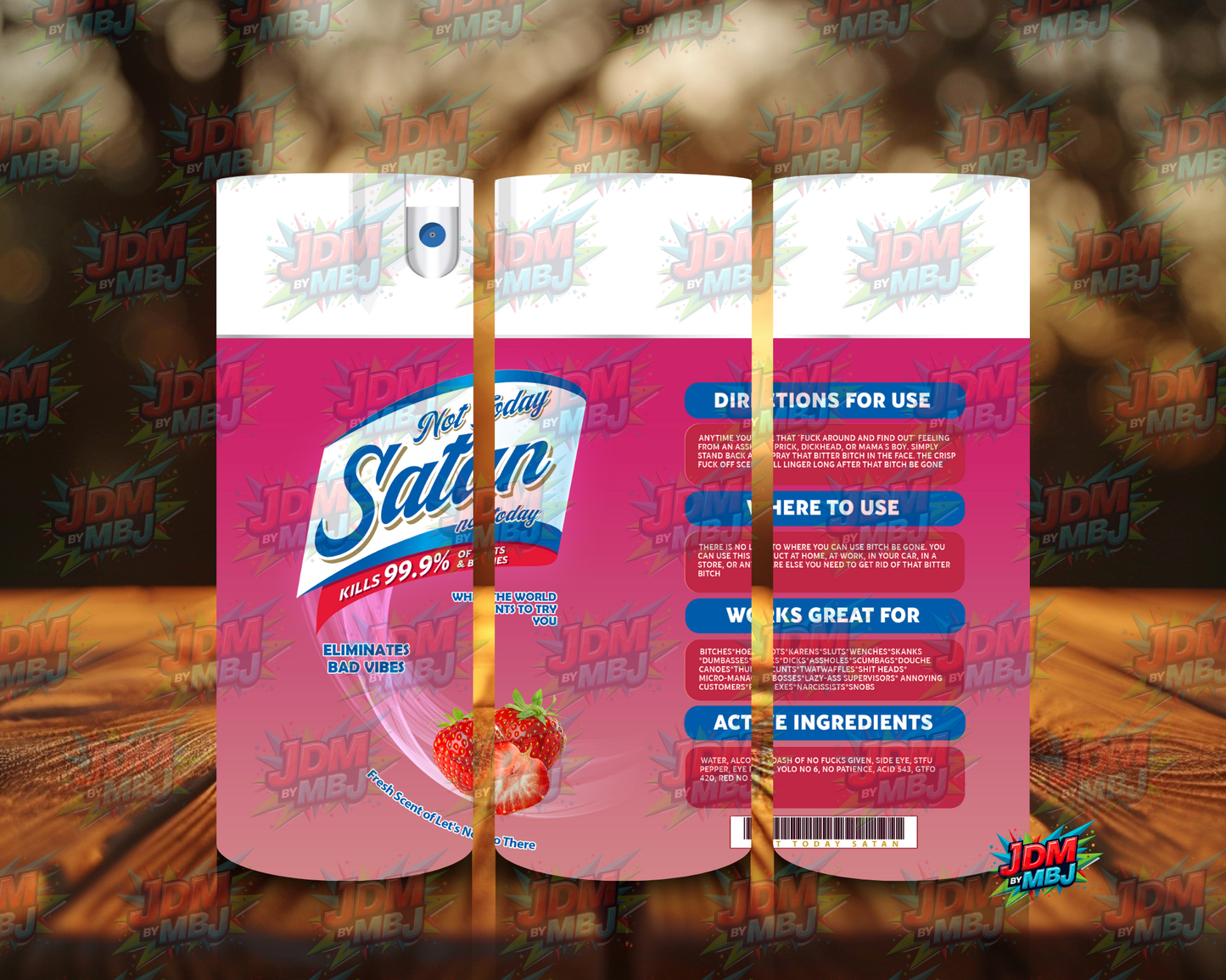 Inspired by Not Today Satan Sublimation Prints