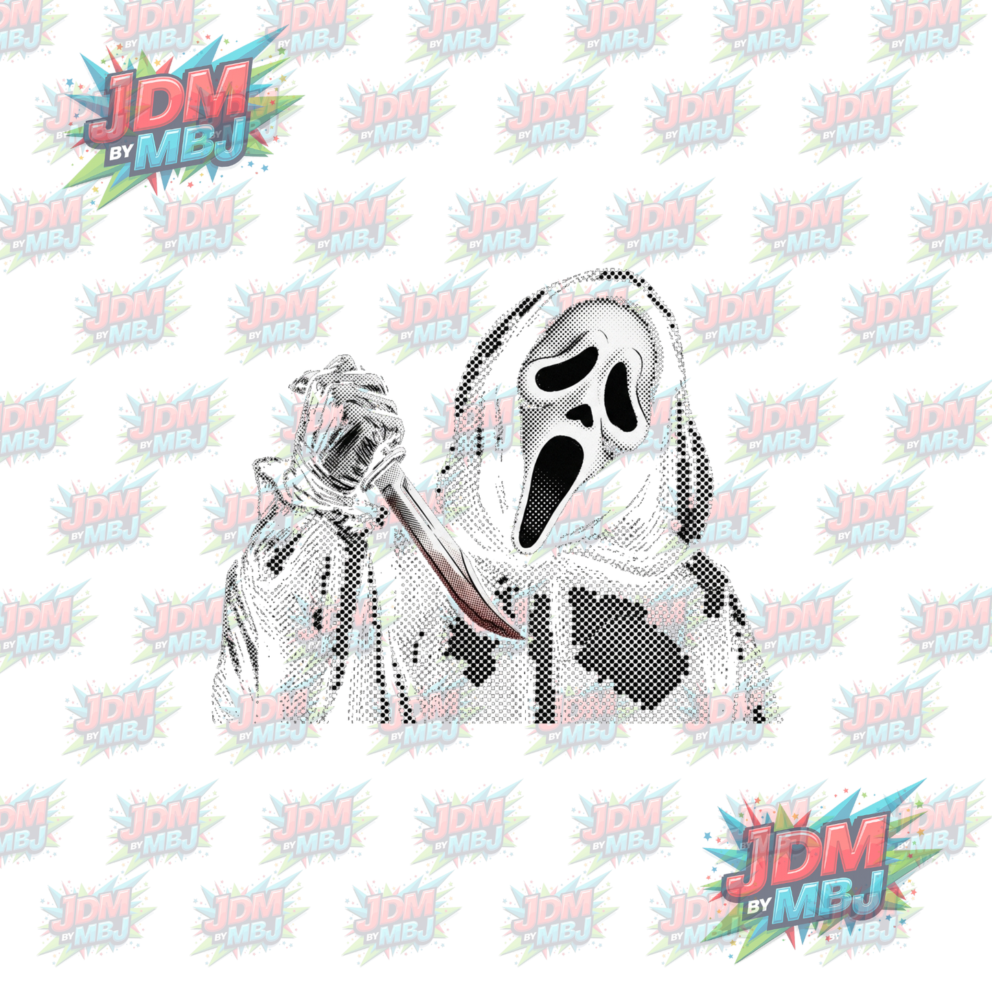 Iron On - Horror 'Halftone' DTF