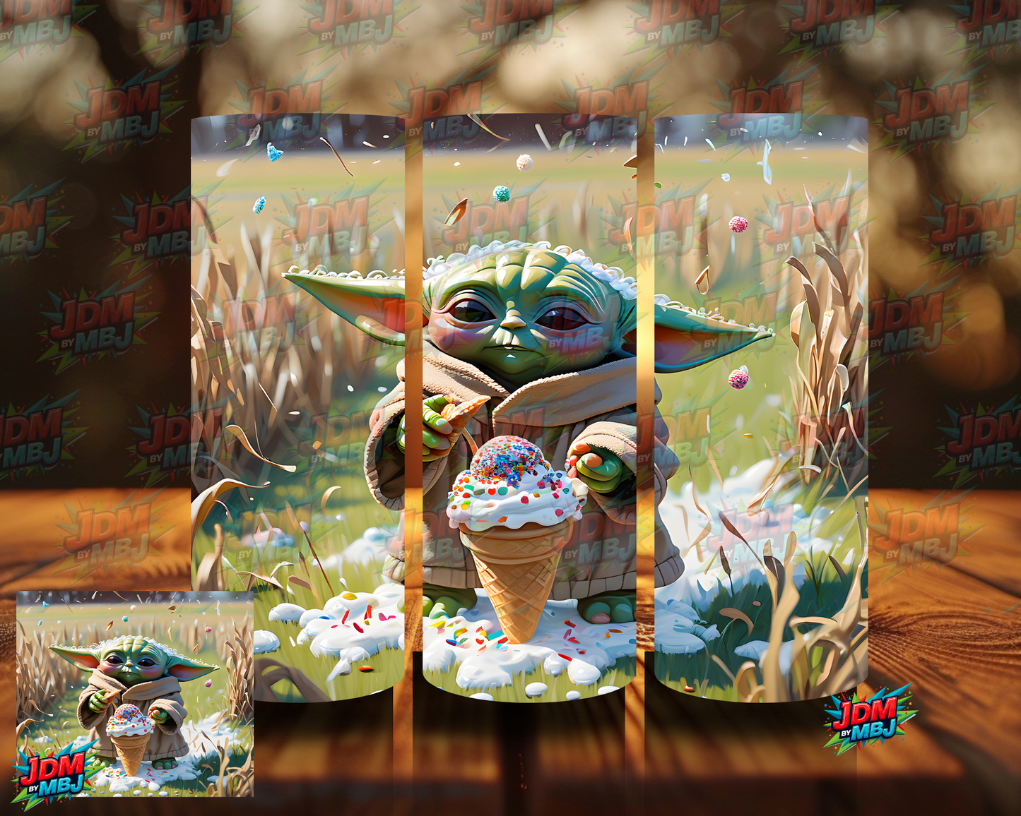 Inspired by Yoda Sublimation Prints