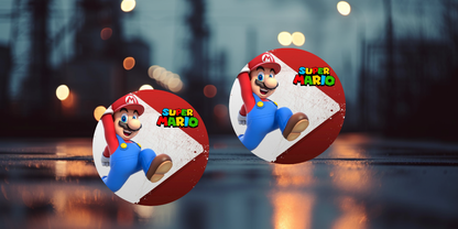 Impresiones de sublimación de posavasos de Super Mario (8 por página)