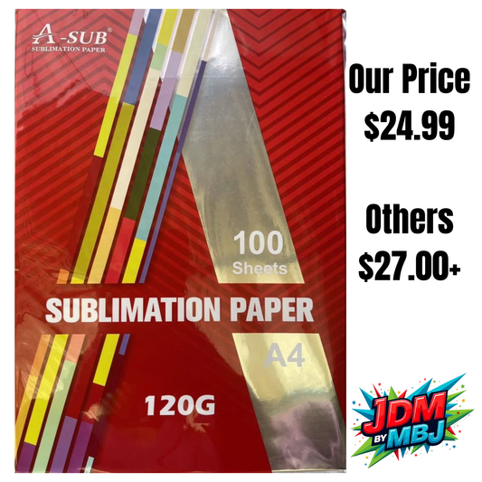 A-SUB Sublimation Paper 120gsm (100 packet)