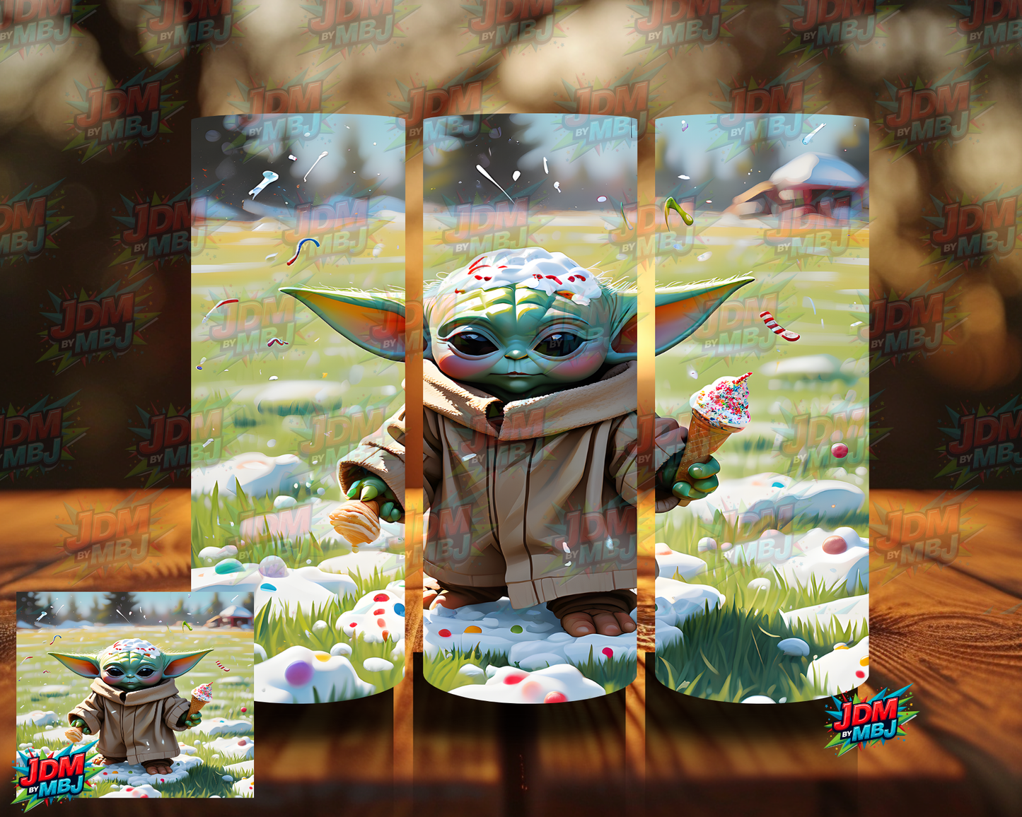 Inspired by Yoda Sublimation Prints