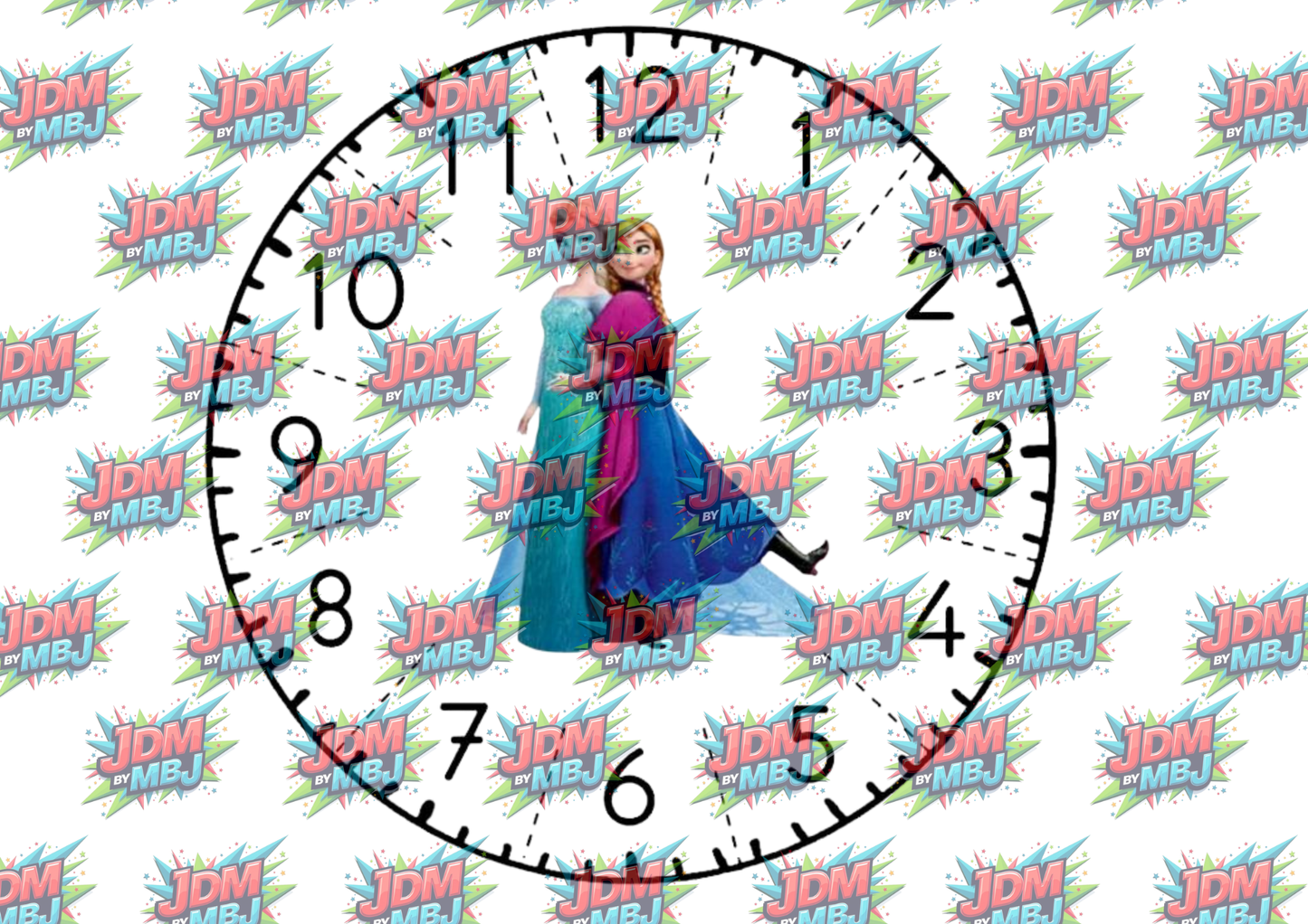 Clock Sublimation Prints- Inspired by Disney, Stitch & More