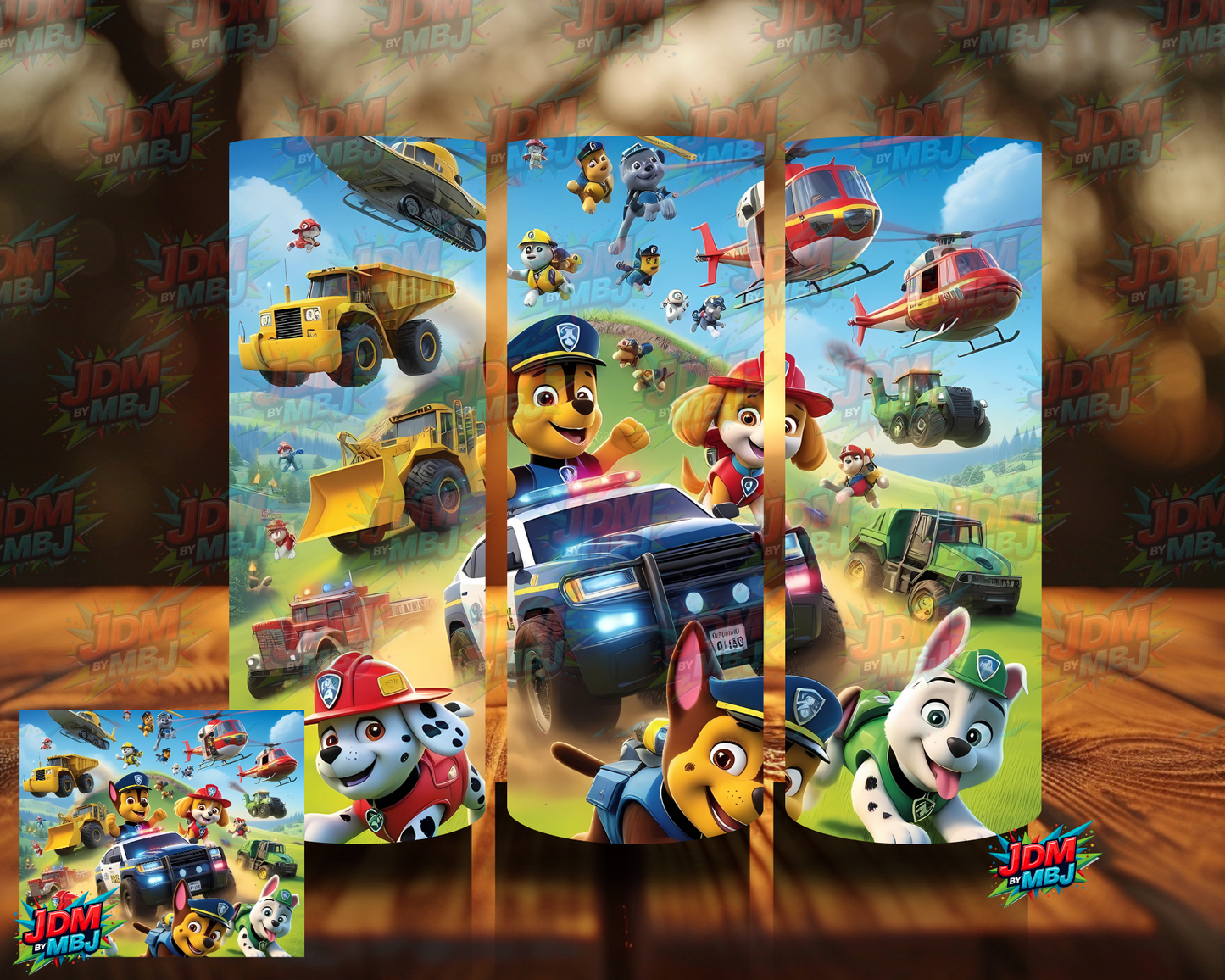 Inspired by Paw Patrol Sublimation Prints