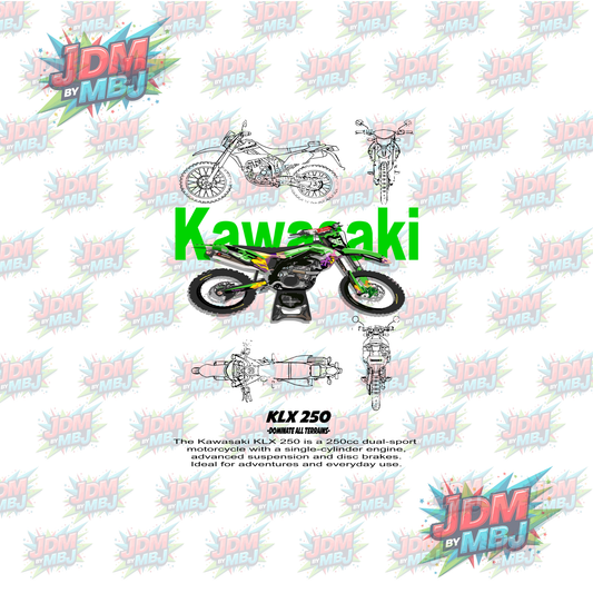 Iron On - Motorcycle  DTF