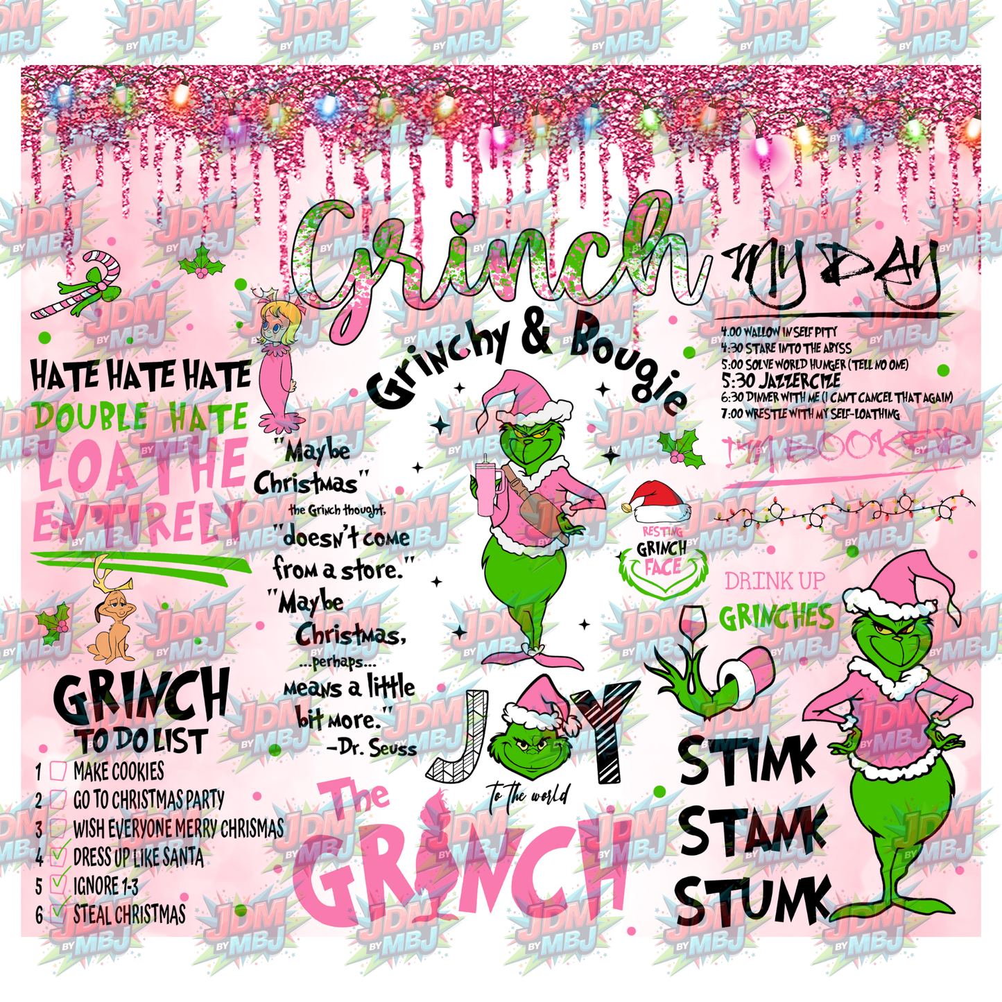 Inspired by Grinch Sublimation Prints