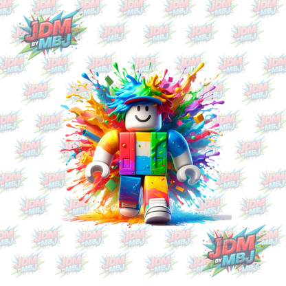 Iron On - Inspired Disney Colour Splash DTF 20cm