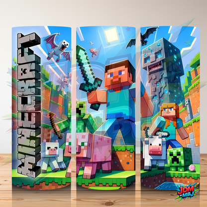 Inspirado en las impresiones de sublimación de MineCraft