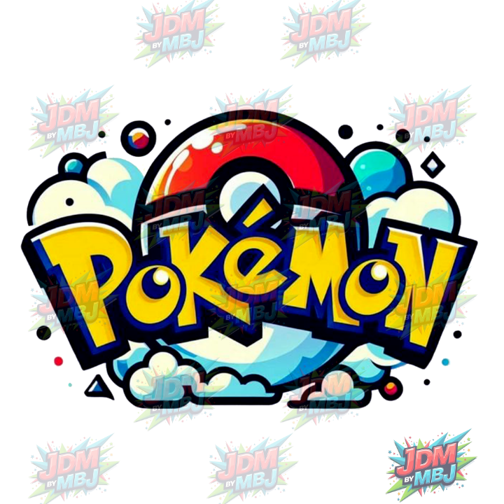 Iron On - Pokemon  DTF 25cm