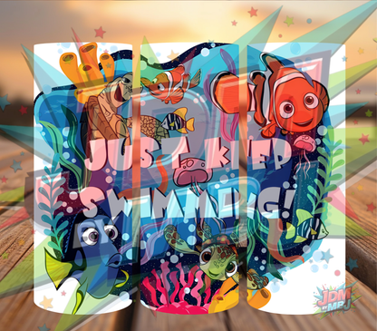 Inspirado en las impresiones de sublimación de Buscando a Nemo