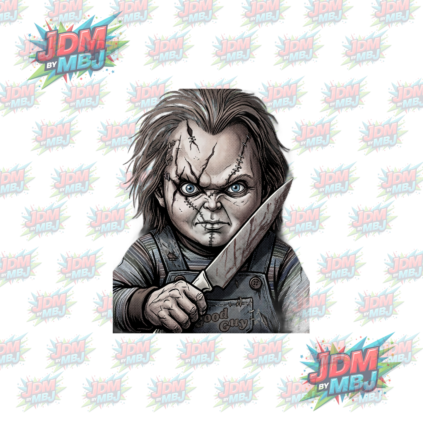 Iron On - Horror 'Halftone' DTF