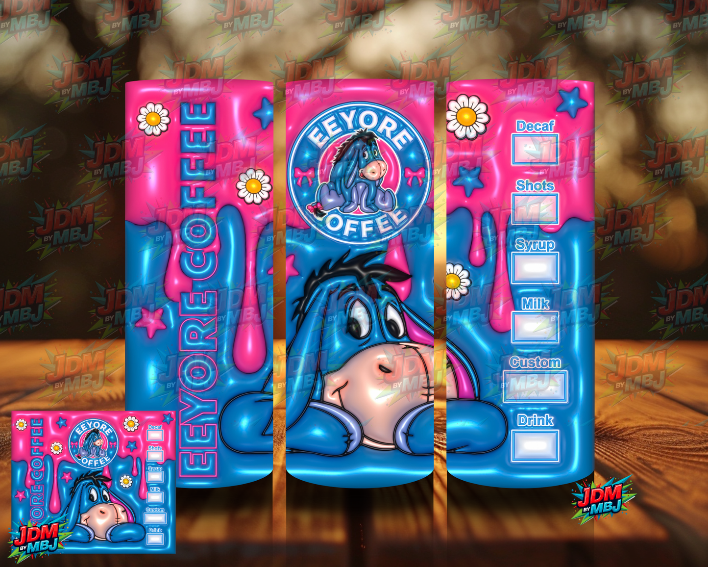 Bubble Style "Coffee" Sublimation Prints