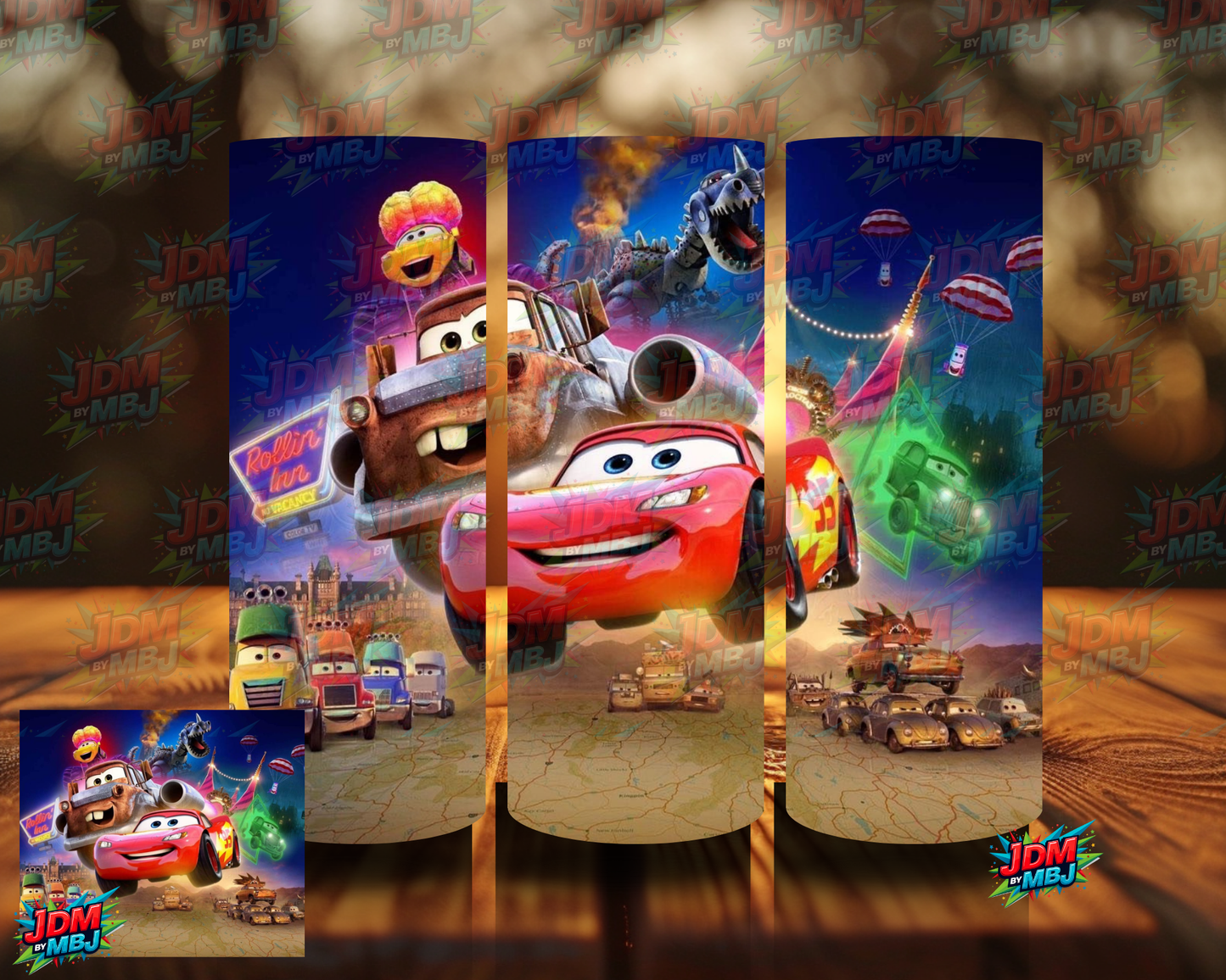 Inspired by Cars Sublimation Prints