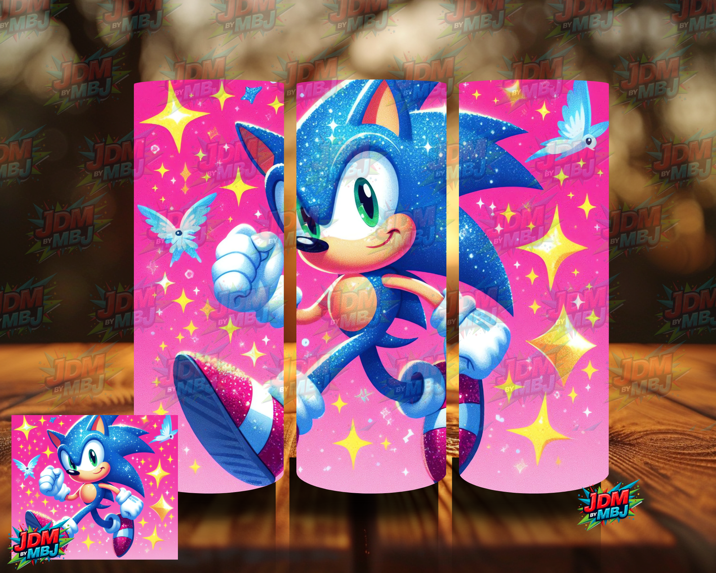 Inspired by Sonic The Hedgehog Sublimation Prints