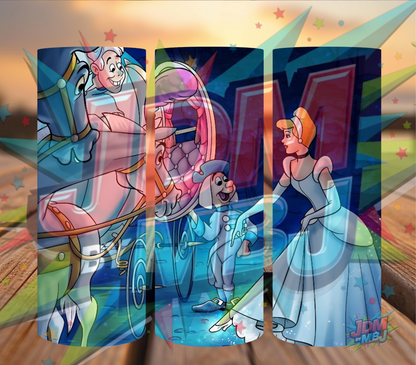 Inspirado en las impresiones de sublimación de Cenicienta