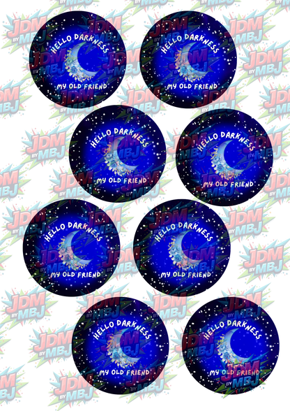 Impresiones de sublimación de posavasos para coche (8 por página)