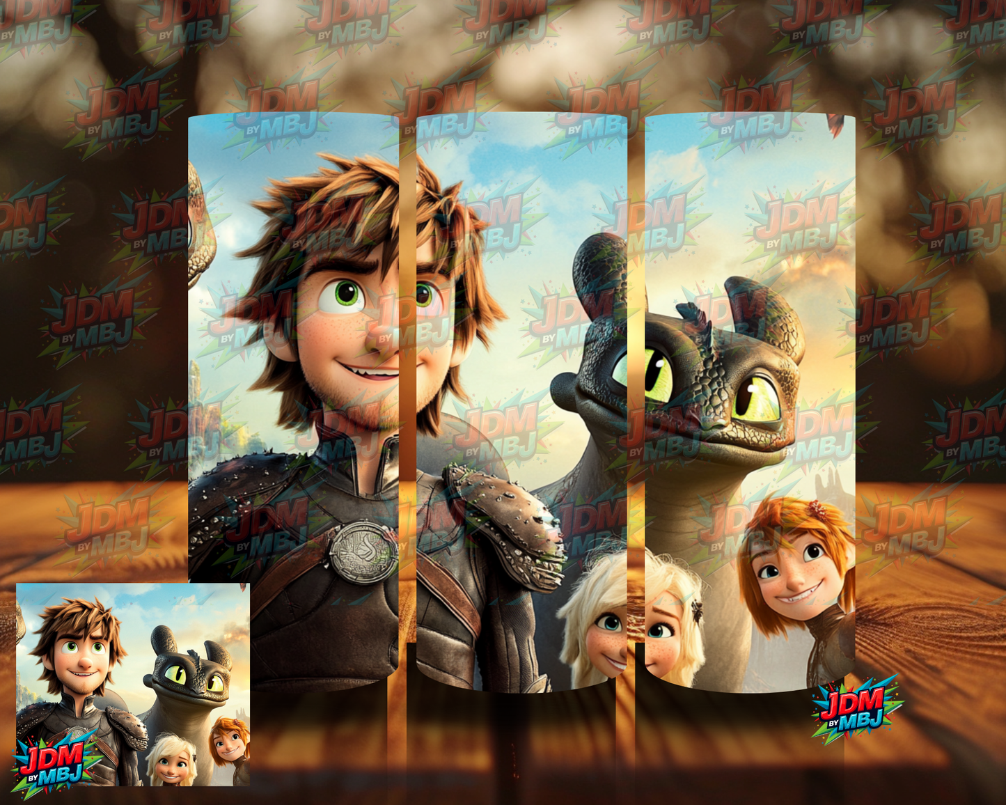 Inspired by Toothless Sublimation Prints