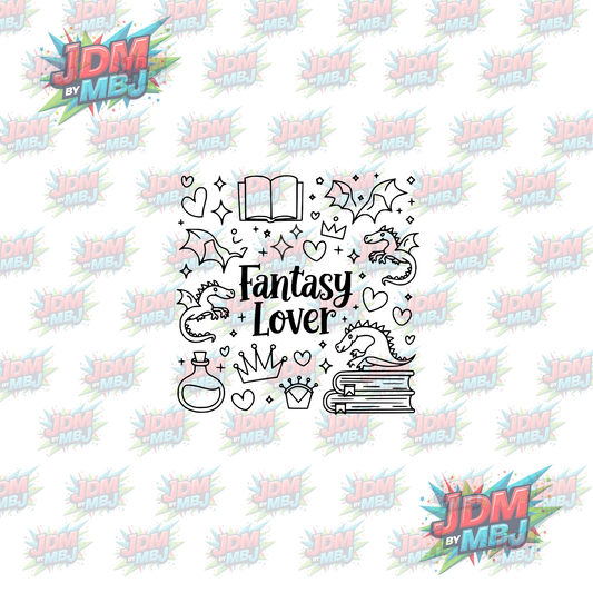 Iron On -  Fantasy Lover DTF 20cm