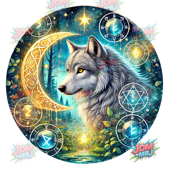 Iron On - Mystery Wolf's DTF 25cm