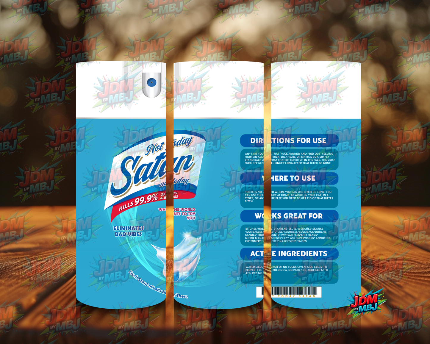 Inspired by Not Today Satan Sublimation Prints