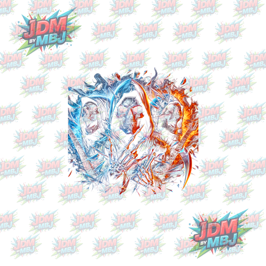 Iron On - Superhero Halftone DTF