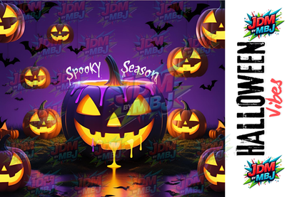 Inspirado en las impresiones de sublimación de Halloween