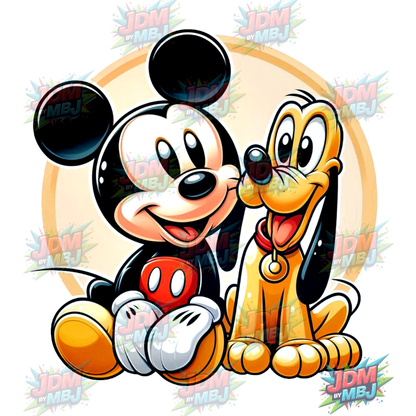 Parche termoadhesivo - Mickey Mouse DTF 25 cm