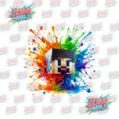 Iron On - Inspired Disney Colour Splash DTF 20cm