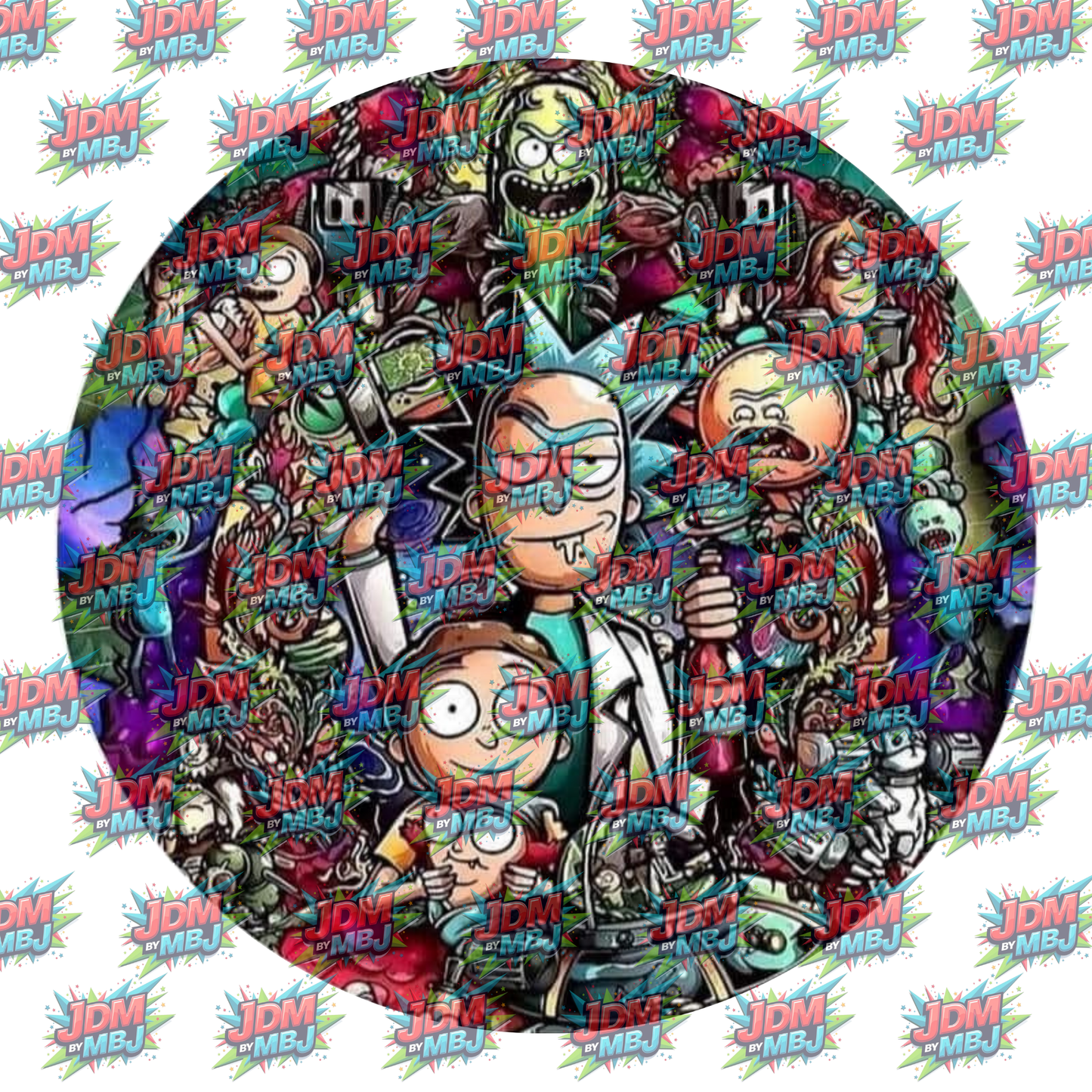 Car Coaster Sublimation Prints (8 to a page)