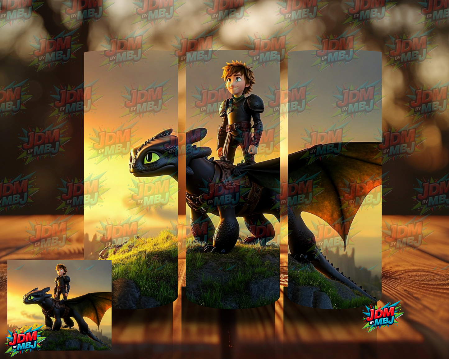 Inspired by Toothless Sublimation Prints