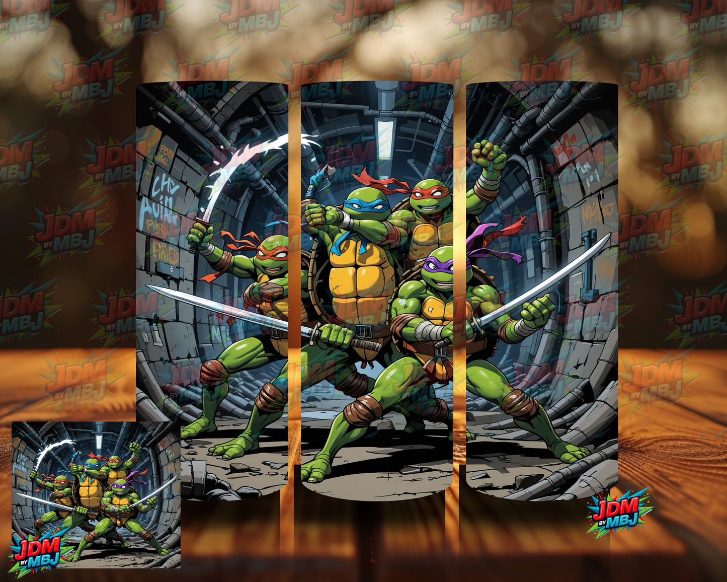 Inspired by Teenage Ninja Turtle Sublimation Prints