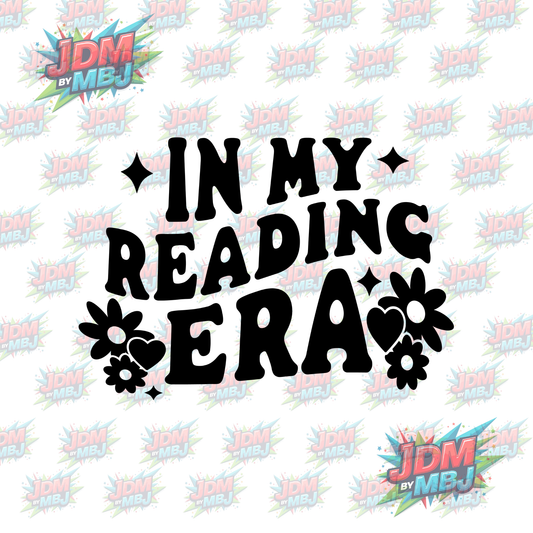Iron On - In My Reading Era DTF 20cm