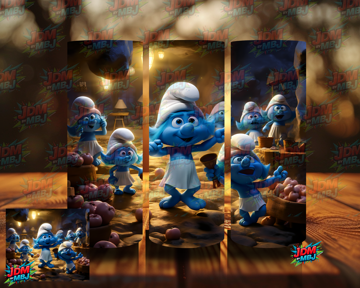 Inspired by Smurf's Sublimation Prints