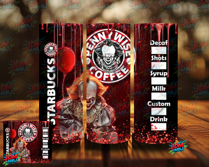 Inspired by Pennywise (IT) Sublimation Prints