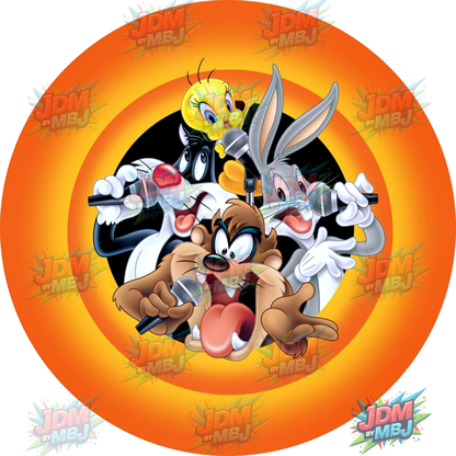 Pegatina termoadhesiva de Looney Tunes (25 cm)