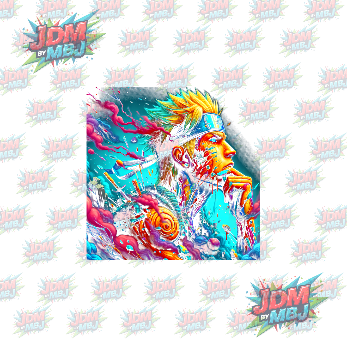 Iron On - Naruto 'Halftone' DTF