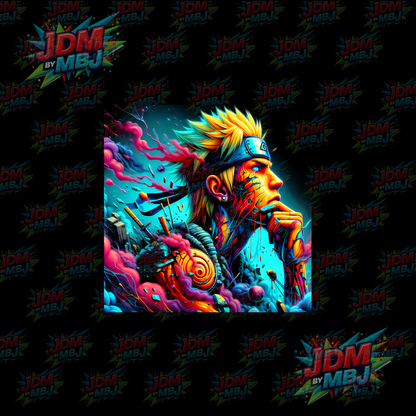 Iron On - Naruto 'Halftone' DTF