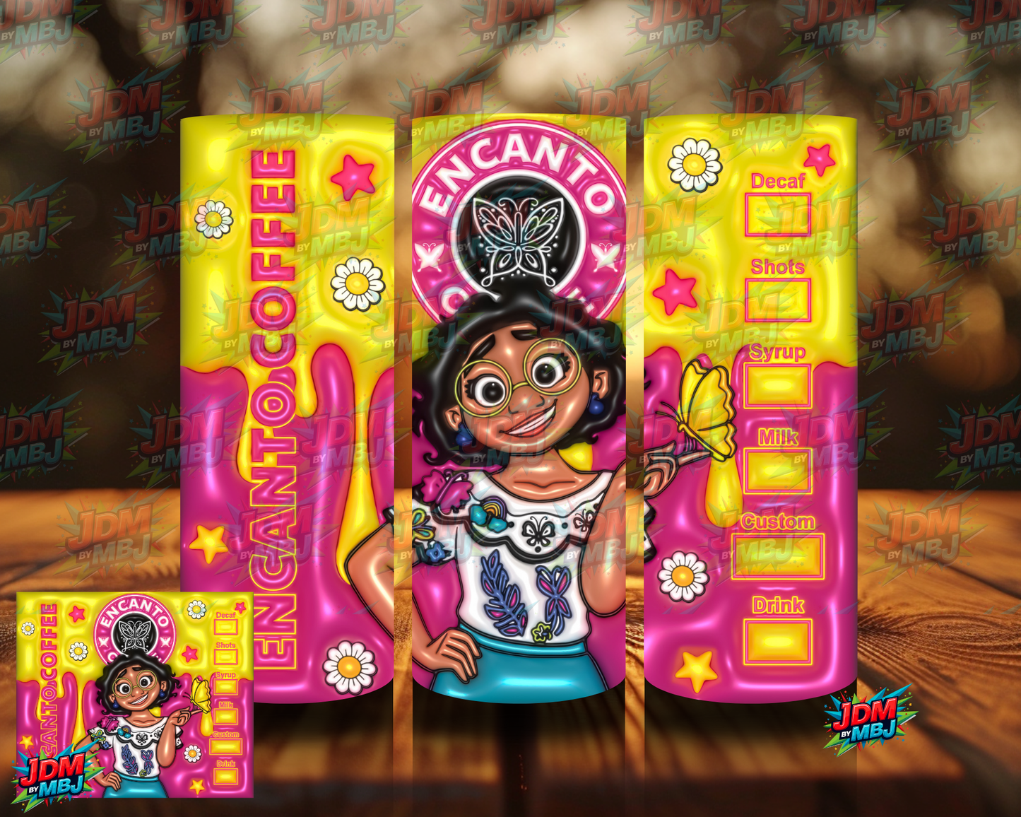 Bubble Style "Coffee" Sublimation Prints