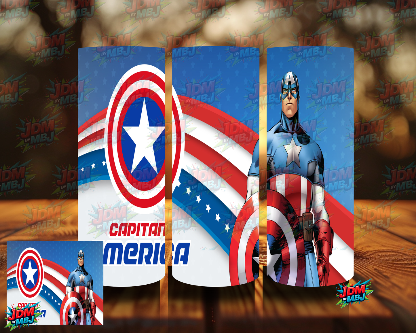 Inspired by Captain America Sublimation Prints