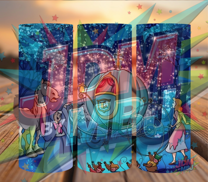 Inspirado en las impresiones de sublimación de Cenicienta