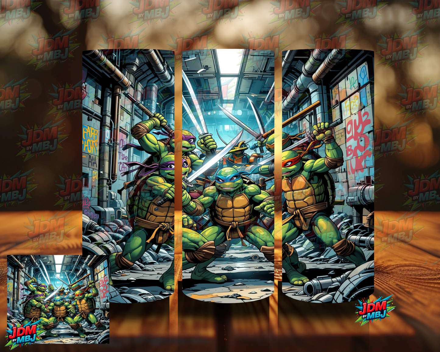 Inspired by Teenage Ninja Turtle Sublimation Prints