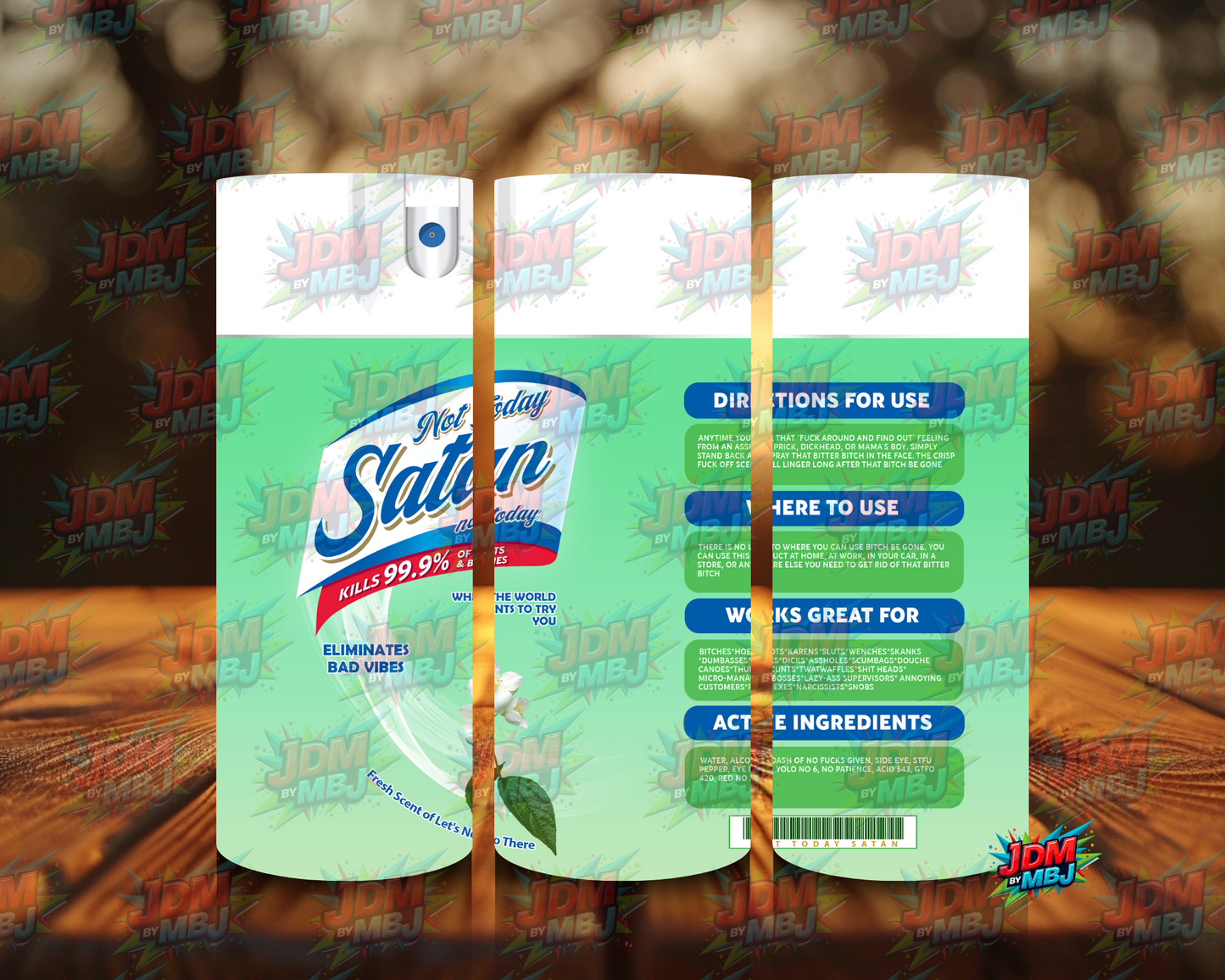 Inspired by Not Today Satan Sublimation Prints