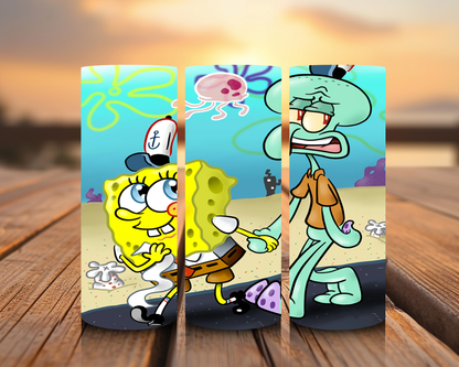 Inspired by Sponge Bob Square Pants Sublimation Prints