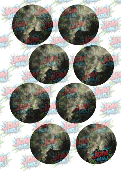 Impresiones de sublimación de posavasos para coche (8 por página)