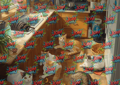 Cat Cutting Board Sublimation Prints
