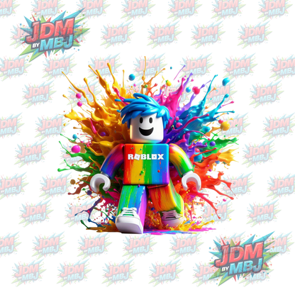 Iron On - Inspired Disney Colour Splash DTF 20cm