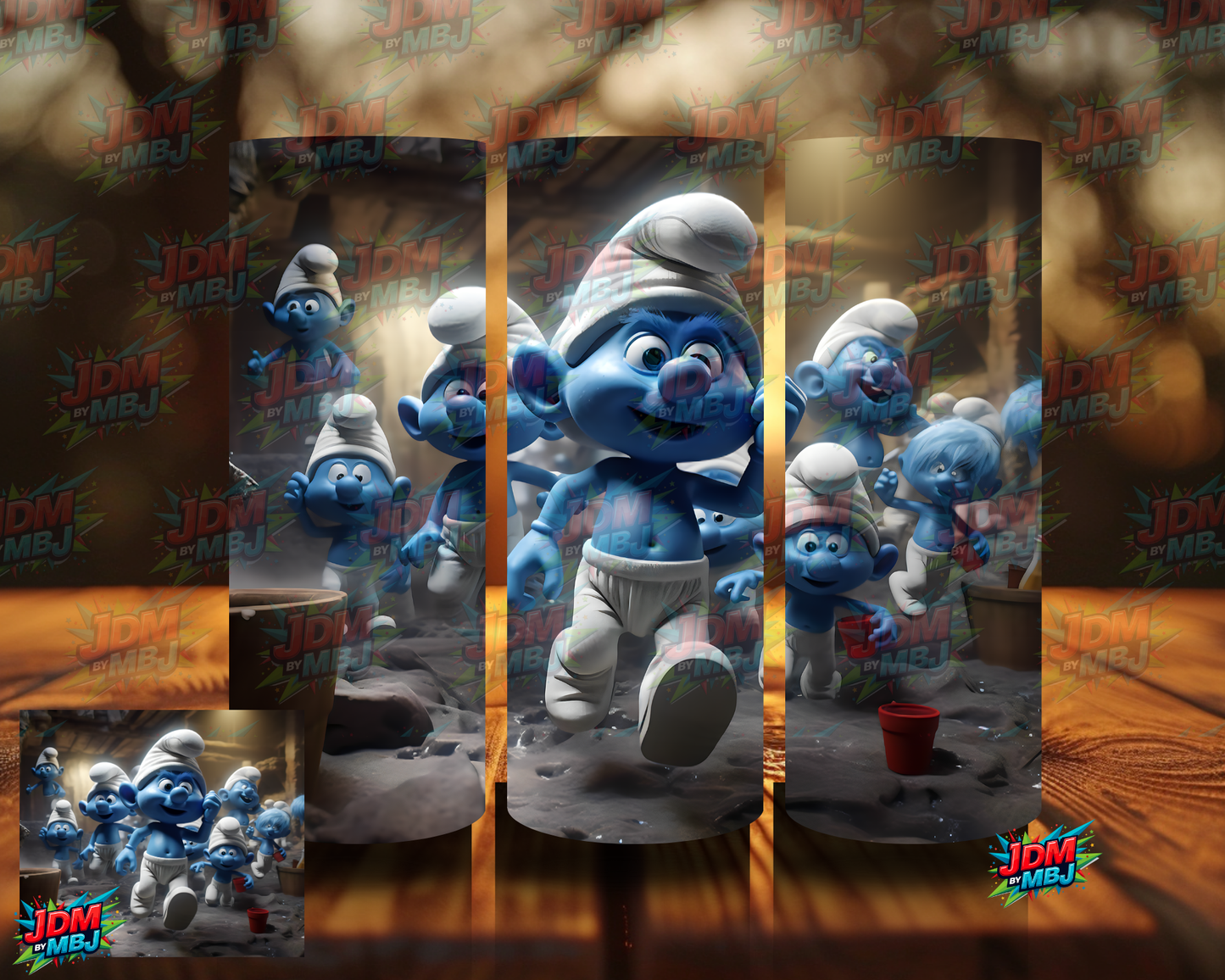 Inspired by Smurf's Sublimation Prints
