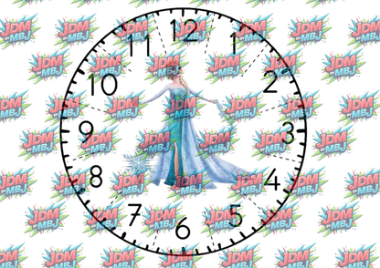 Clock Sublimation Prints- Inspired by Disney, Stitch & More